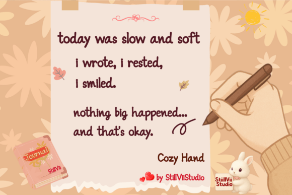 Cozy Hand Font - Preview 6