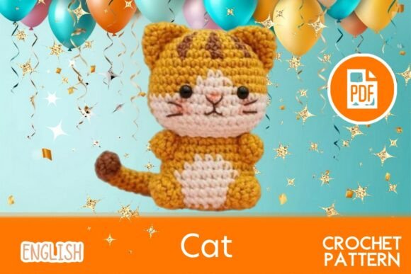 Crochet Cat / Amigurumi Toy / PDF