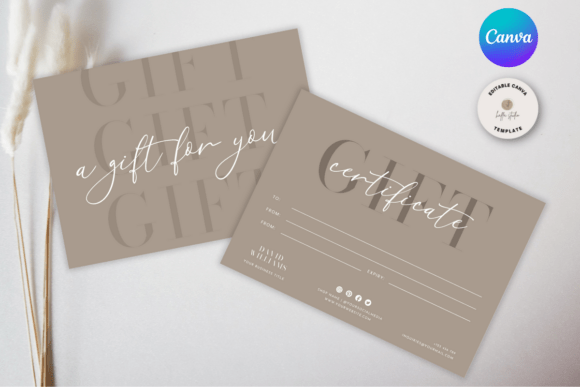 Editable Gift Certificate Template