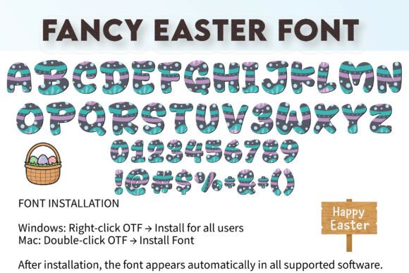 Fancy Easter Font - Preview 3