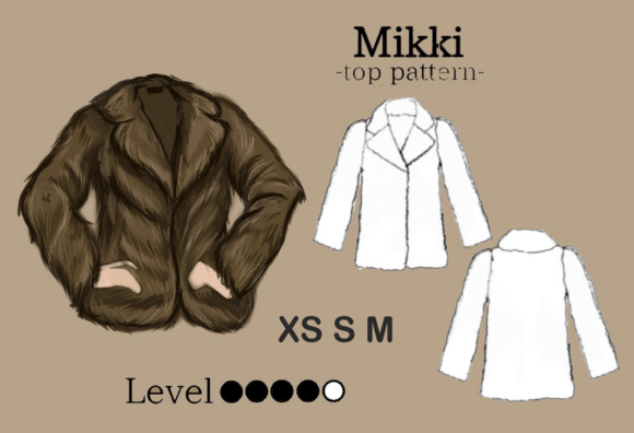 Faux Fur Coat Sewing Pattern Oversize