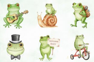 Frog Nursery Clipart Sublimation Graphic by Artful Aura Studio ...
