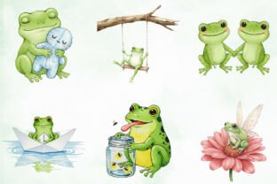 Frog Nursery Clipart Sublimation Graphic by Artful Aura Studio ...