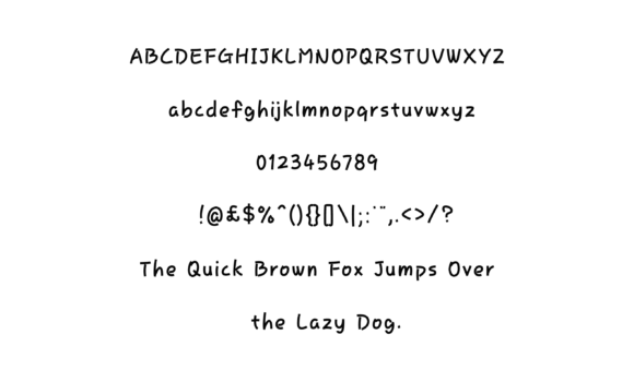 Funky Stroke Font - Preview 2