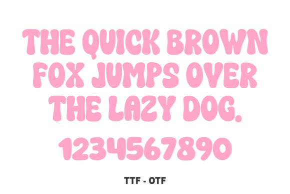 Gemoy Bubbles Font - Preview 3