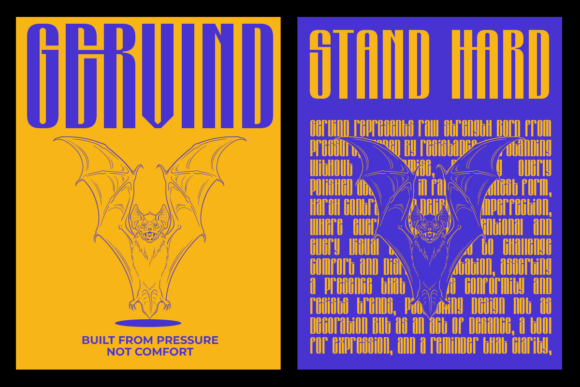 Gervind Font - Preview 3
