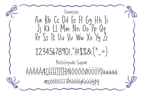 Handmade Biscuit Font PNG with transparent background - Preview 6