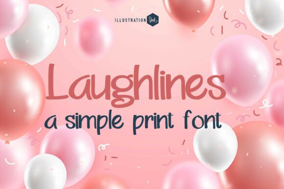 Laughlines Font PNG with transparent background - Preview 1