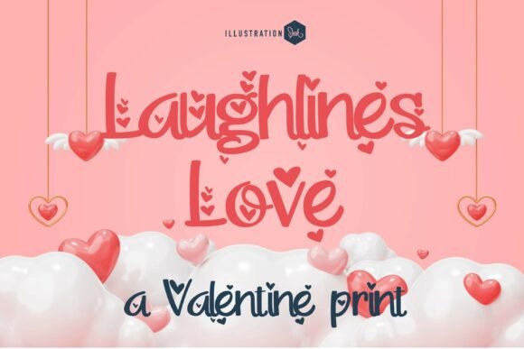 Laughlines Font PNG with transparent background - Preview 2