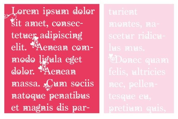 Love Flourish Font PNG with transparent background - Preview 3