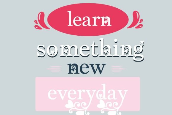 Love Flourish Font PNG with transparent background - Preview 5