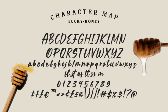Lucky Honey Font font preview - 5