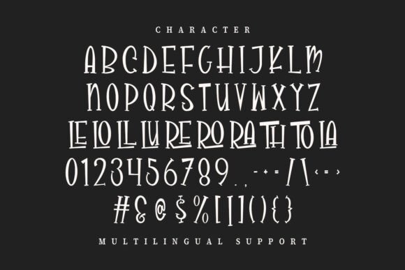 Molarois Wluzeg Font PNG with transparent background - Preview 6