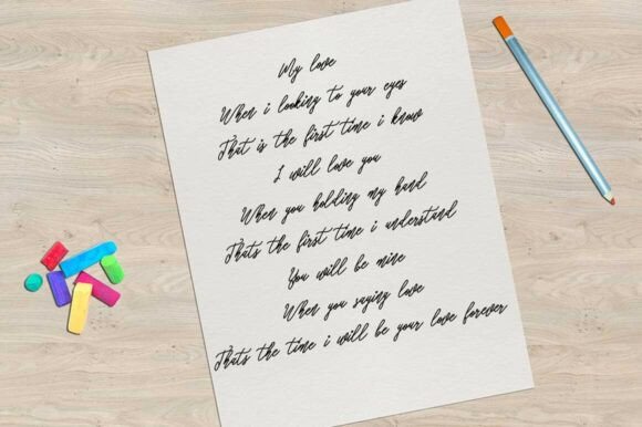 Pandaro Font PNG with transparent background - Preview 2