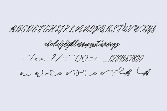 Pandaro Font PNG with transparent background - Preview 3