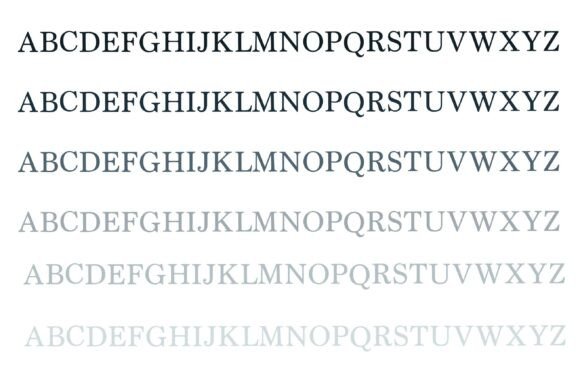Passionate Monogram Font PNG with transparent background - Preview 2