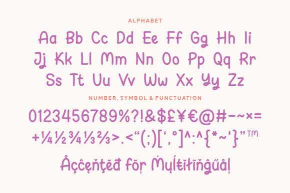 Rabbit Stories Font PNG with transparent background - Preview 4