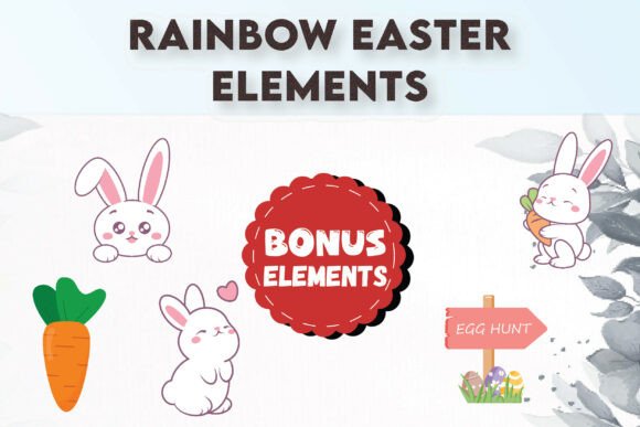 Rainbow Easter Font font preview - 4