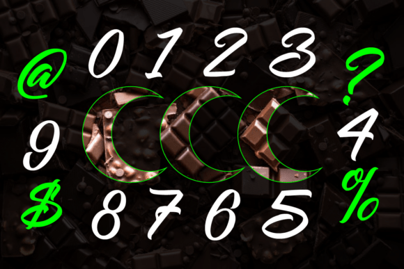 Rechoco Font PNG with transparent background - Preview 1