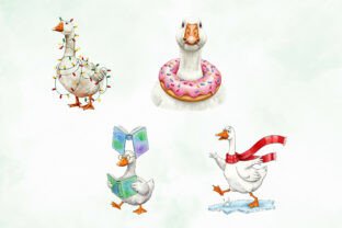 Silly Goose SVG PNG Sublimation Clipart Graphic by Artful Aura Studio ...