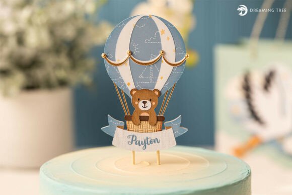 Teddy's Cake Topper 3DSVG