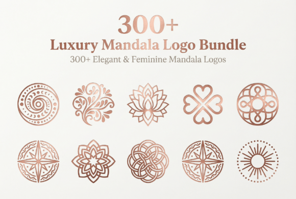 300 Mandala Logo Designs