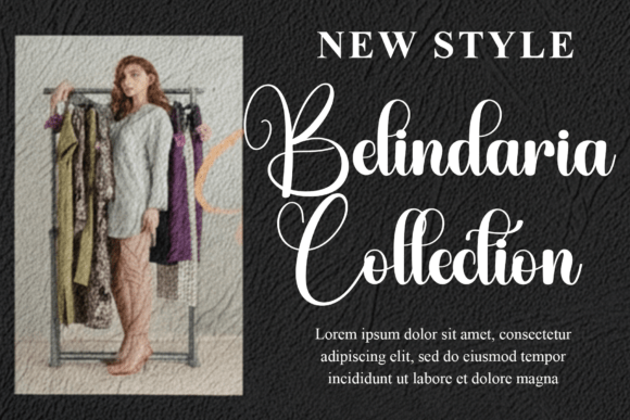 Belgia Calligraphy Font - Preview 1