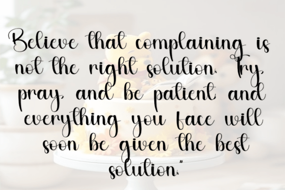Birthday Honey Font - Preview 4