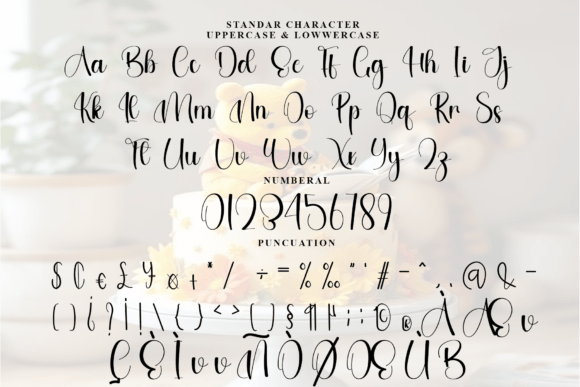 Birthday Honey Font - Preview 5