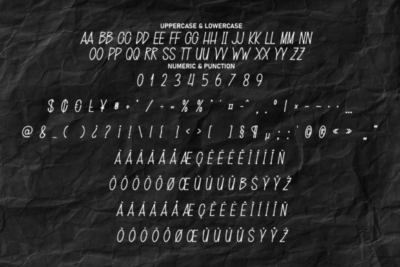 Blackpaper Font - Preview 6