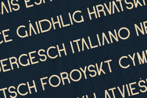 Blue Gold Font - Preview 2
