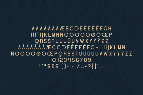 Blue Gold Font - Preview 4