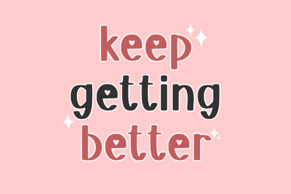 Blushing Letters Font - Preview 1