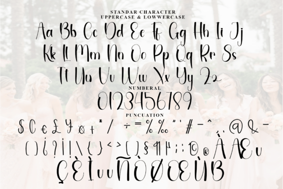 Bridesmaid Font - Preview 4