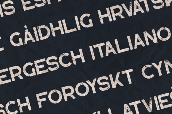 Brontide Font PNG with transparent background - Preview 2