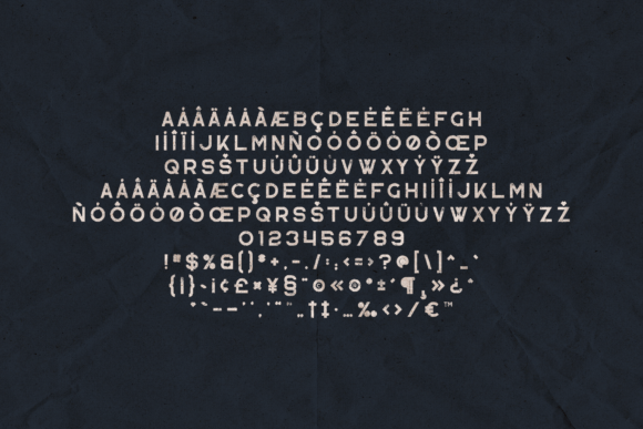 Brontide Font PNG with transparent background - Preview 4