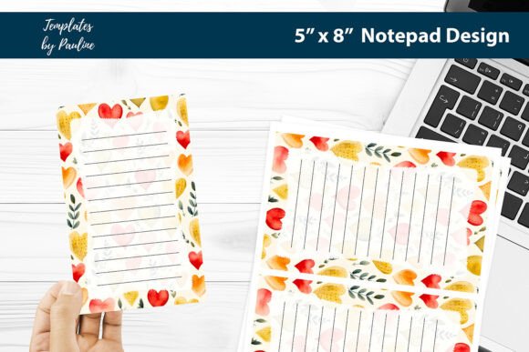 Couple Printable Notepad Template