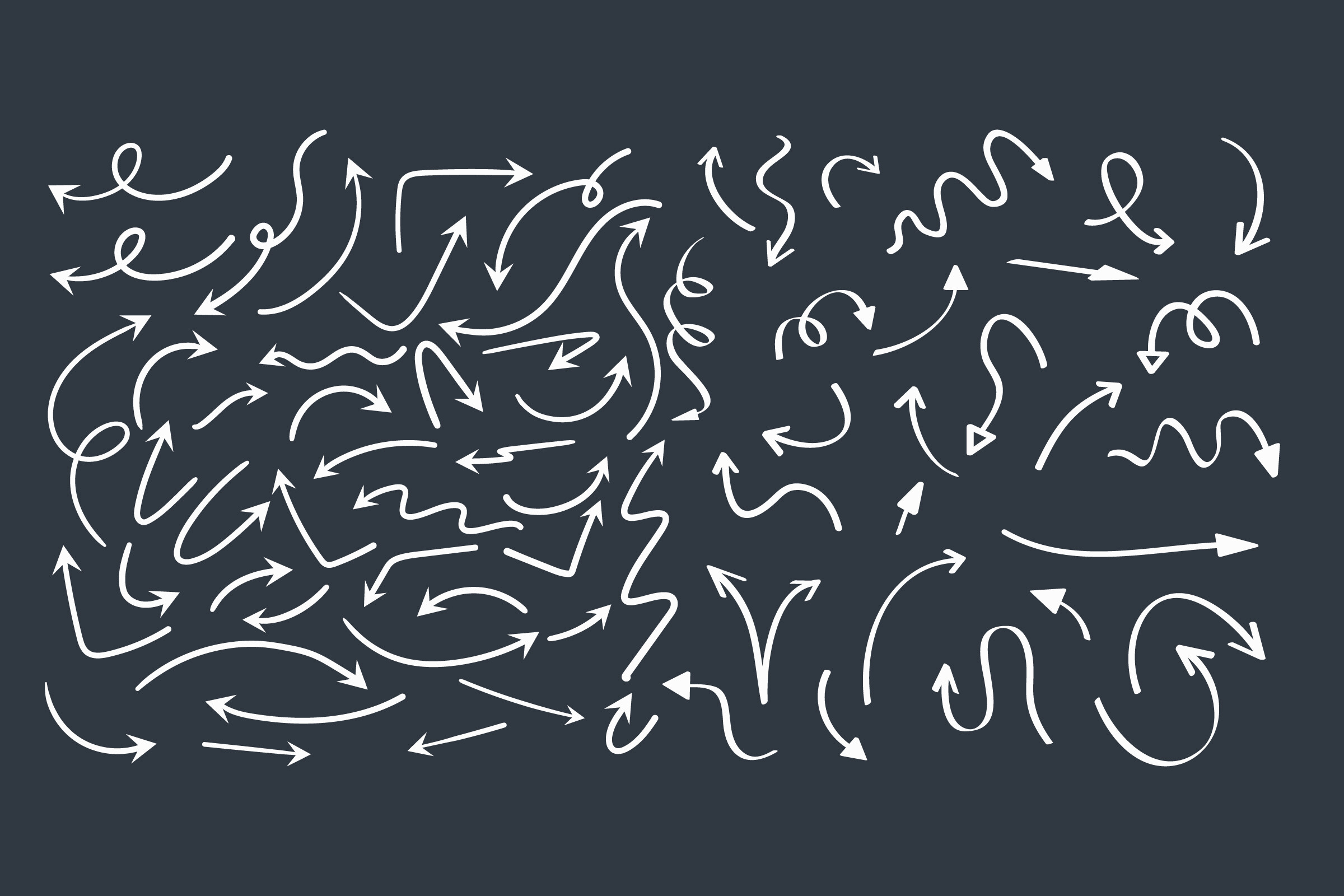 Doodle Arrow Vector | 68 Variations