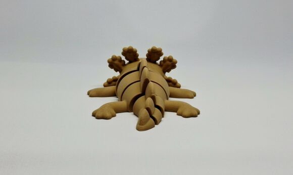 Flexi Axolotl STL 3D Print Model – Articulated Print-in-Place Toy - Image 5