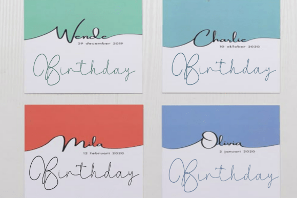 Happy Autumn Font - Preview 1