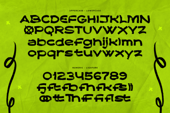 Hoxiz Font PNG with transparent background - Preview 1