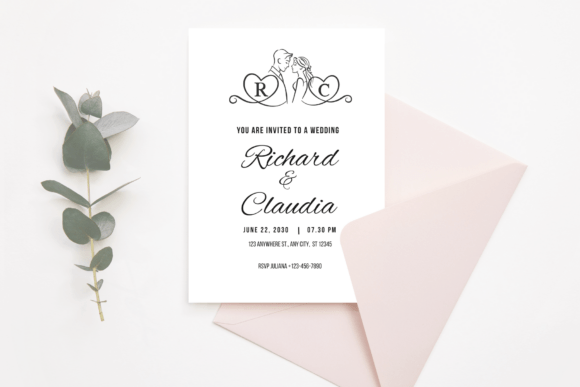 Love Couple Monogram Font PNG with transparent background - Preview 1