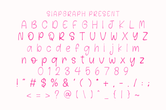 Lover Chunky Font PNG with transparent background - Preview 1