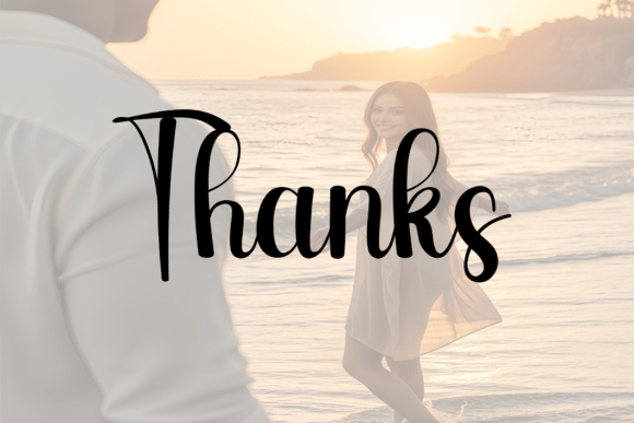 Marline Darling Font PNG with transparent background - Preview 6