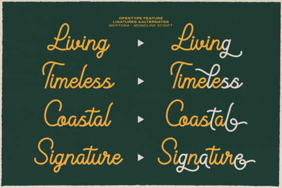 Meptora Font PNG with transparent background - Preview 4