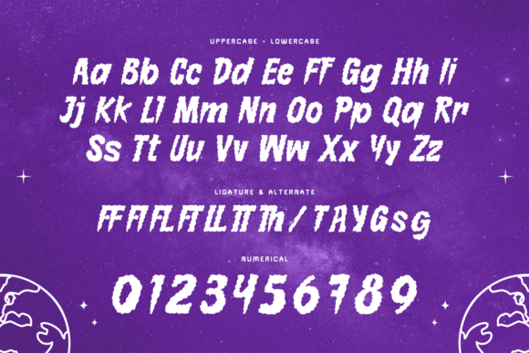 Nebulafury Font PNG with transparent background - Preview 1