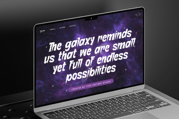 Nebulafury Font PNG with transparent background - Preview 5