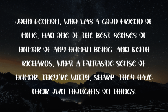 Night Design Font PNG with transparent background - Preview 5