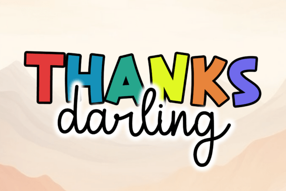 Perfect Holidays Duo Font PNG with transparent background - Preview 4
