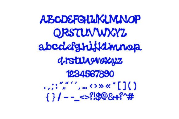 Pawo Font PNG with transparent background - Preview 5
